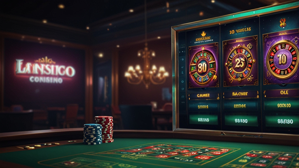 Casino-Konto mit bestätigter Code-Einlösung und Bonusanzeige